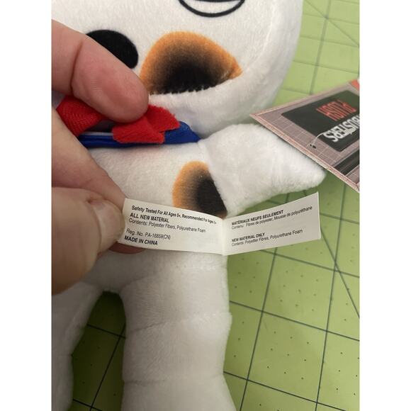 Ghostbusters Plush Stay Puft Burnt Charred Marshmallow Man 8" With Tags - Picture 6 of 10